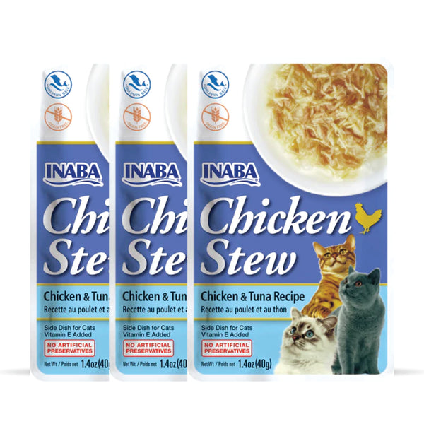 INABA Chicken Stew Chicken with Tuna Recipe Cat Wet Food