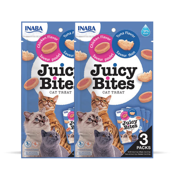 INABA Juicy Bites Tuna and Chicken Flavoured Cat Treats