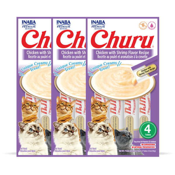 INABA Churu Chicken with Shrimp Creamy Cat Treats