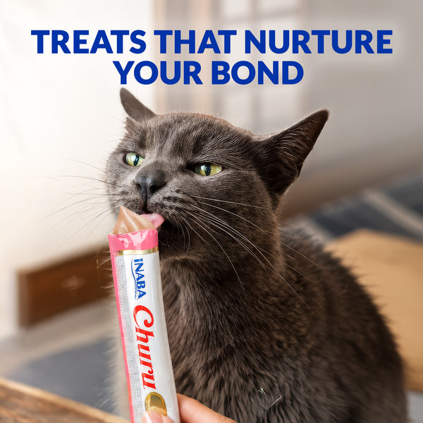 INABA Churu Tuna with Salmon Recipe Creamy Cat Treats