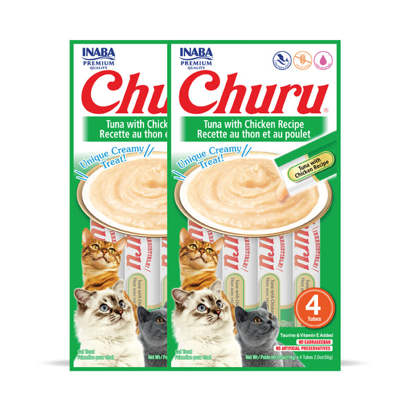 INABA Churu Tuna with Chicken Creamy Cat Treats
