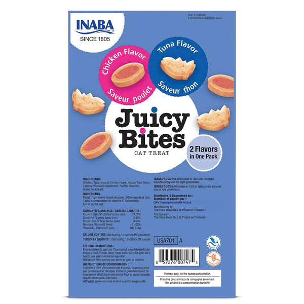 INABA Juicy Bites Tuna and Chicken Flavoured Cat Treats