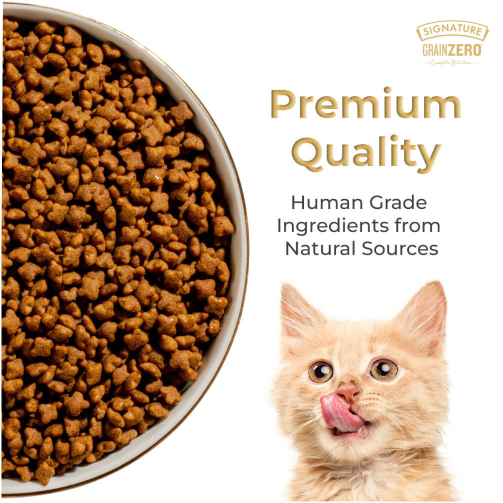 Signature Grain Zero Ocean Fish, Sardine and Mackerel Adult Cat Dry Food