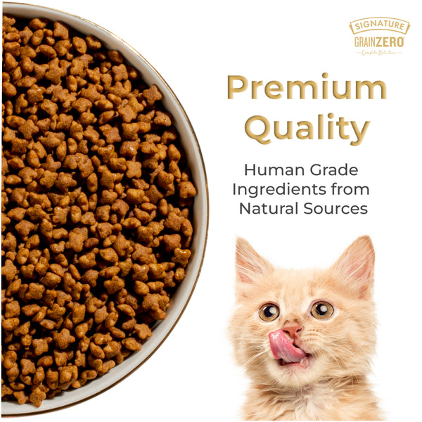 Signature Grain Zero Ocean Fish, Sardine and Mackerel Adult Cat Dry Food