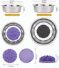 Talking Dog Club Slow Feeder Bowl Attachment for Dogs and Cats (Purple)
