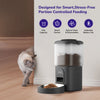 Petverse Automatic Smart Timer with Portion Control Feeder for Dogs & Cats (Black) Both-Bowls & Feeders Petverse Dropship