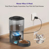 Petverse Automatic Smart Timer with Portion Control Feeder for Dogs & Cats (Black) Both-Bowls & Feeders Petverse Dropship