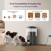 Petverse Automatic Smart Timer with Portion Control Feeder for Dogs & Cats (Black) Both-Bowls & Feeders Petverse Dropship