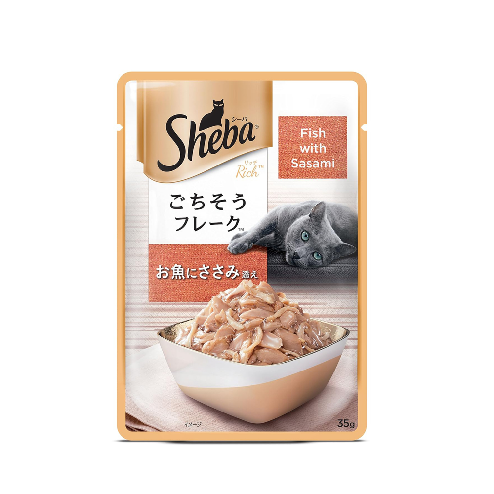 Sheba Fish with Sasami Premium Cat Wet Food Cats-Wet Food Sheba