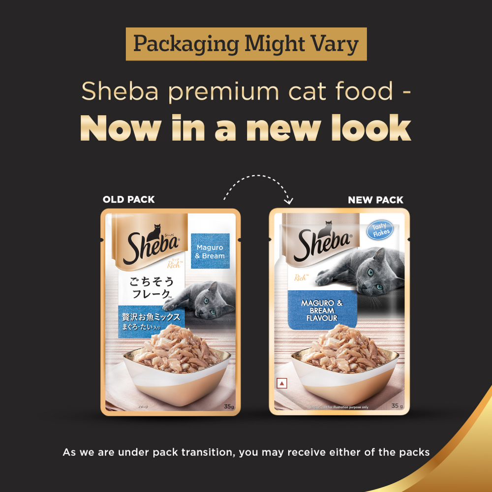 Sheba Maguro & Bream Fish Mix Premium Cat Wet Food