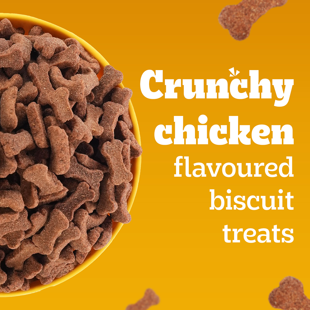Pedigree Chicken Flavour Biscrok Biscuits Dog Treats (900g) Dog Treats + Others Pedigree