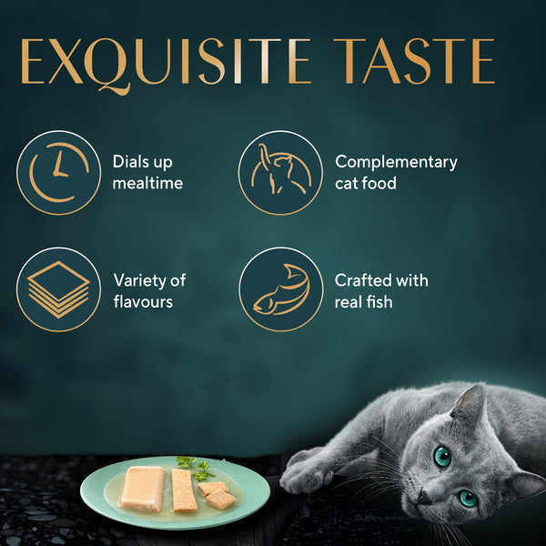 Sheba Chicken Loaf Rich Premium Kitten (2 to 12 Months) Fine Wet Food and Irresistible All Life Stage Cat Dry Food Combo