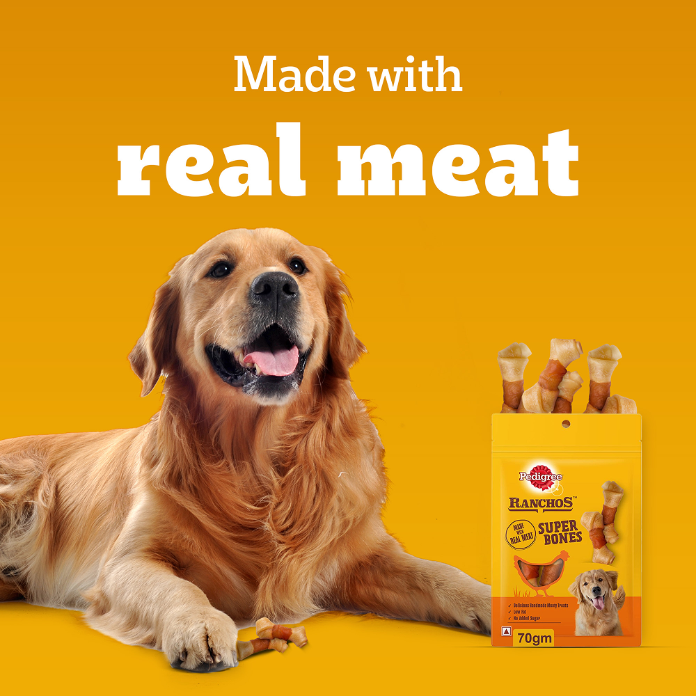 Pedigree Ranchos Super Bones Chicken & Milk Dog Treats Dog Treats + Others Pedigree