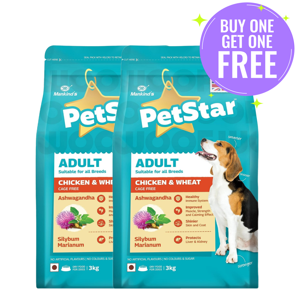 Mankind Petstar Chicken and Wheat Adult Dog Dry Food