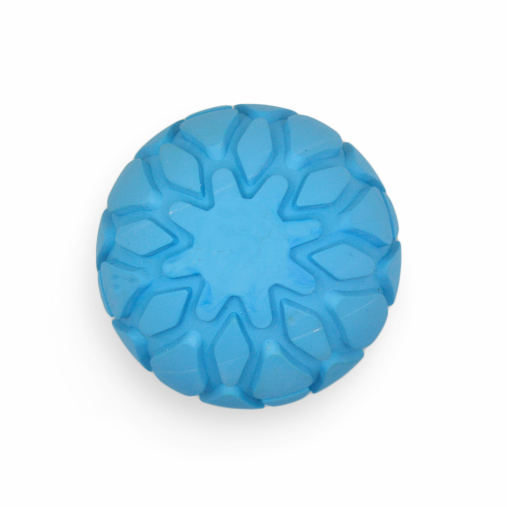 Barkbutler x Fofos Milk Bone & Ball Durable Interactive Chew Toy for Dogs (Blue)