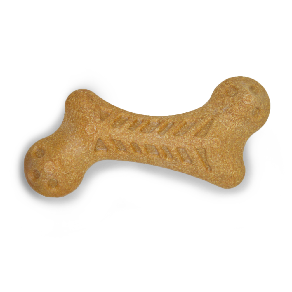 Fofos Woodplay Bone Toy for Dogs | For Aggressive Chewers