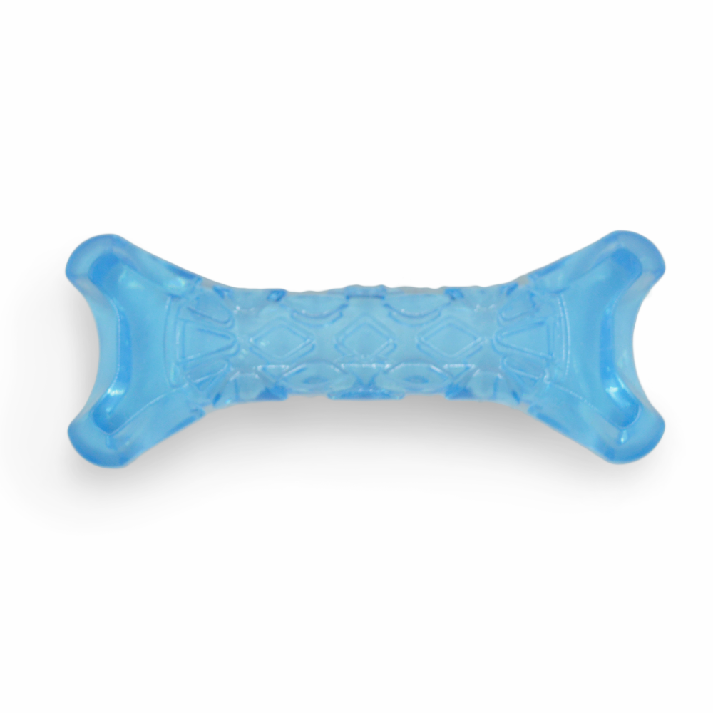 Fofos Milk Bone & Ball Toy for Dogs (Blue) | For Medium Chewers