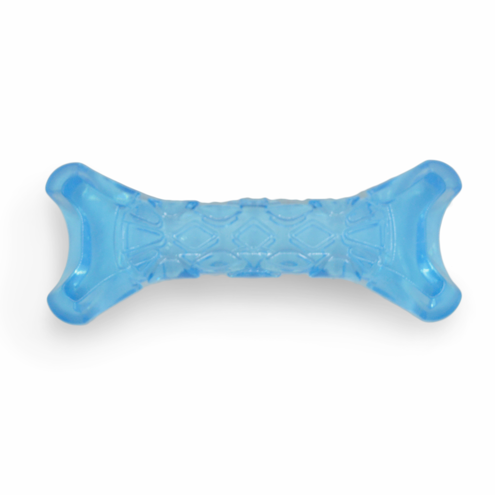 Barkbutler x Fofos Milk Bone & Ball Durable Interactive Chew Toy for Dogs (Blue)