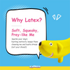 Squeeezys Latex banana Squeaky Chew Toy for Dogs (Yellow) Dogs-Toys Squeeezys