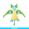 Barkbutler Pookie The Dragon Plush Toy for Dogs | For Medium Chewers (Blue)