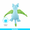 Barkbutler Pookie The Dragon Plush Toy for Dogs | For Medium Chewers (Blue)