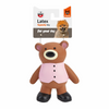 Barkbutler x Fofos Latex Bear Squeaky Toy for Dogs (Brown) Dogs-Toys Barkbutler 12x10cm