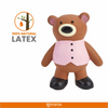 Barkbutler x Fofos Latex Bear Squeaky Toy for Dogs (Brown) Dogs-Toys Barkbutler