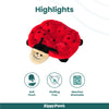 Zippy Paws Squeakie Crawler Betsey the Ladybug Plush Toy for Dogs Dogs-Toys Zippy Paws