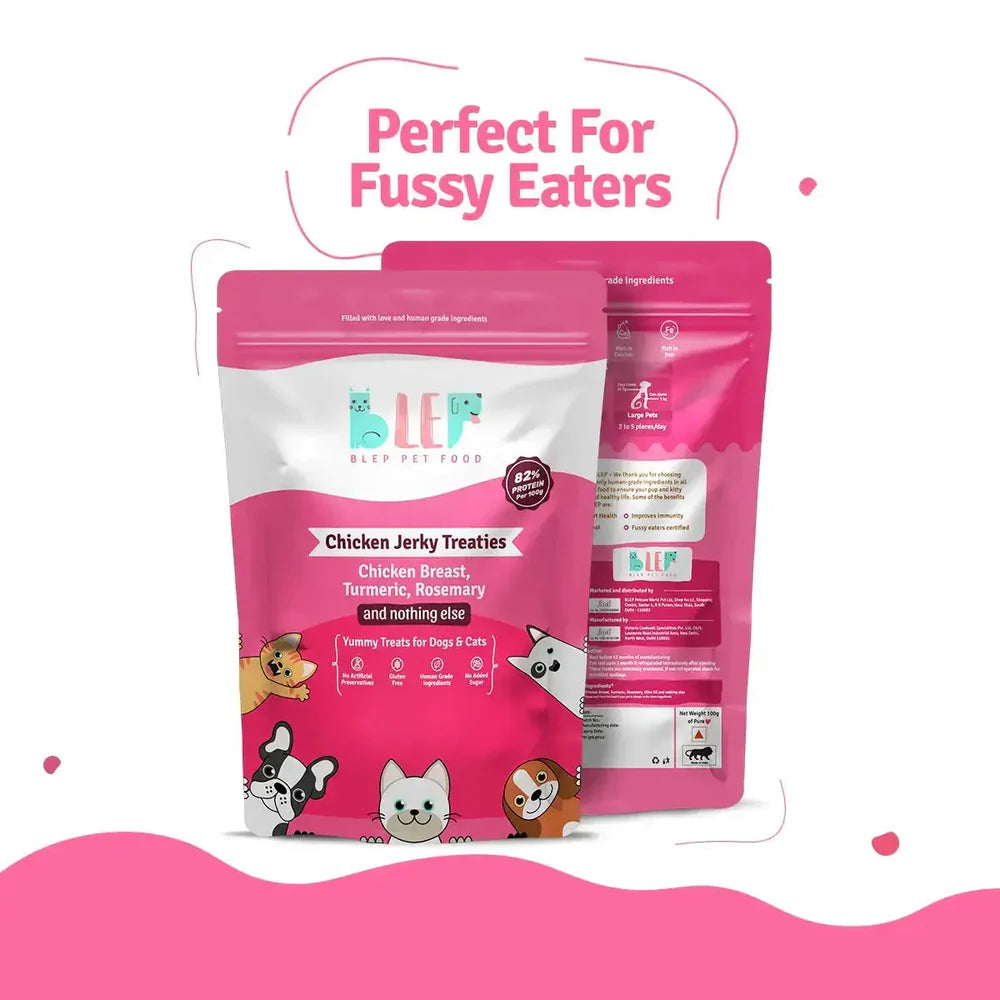 BLEP Chicken Jerky Cat and Dog Treats Dogs-Fresh Food BLEP