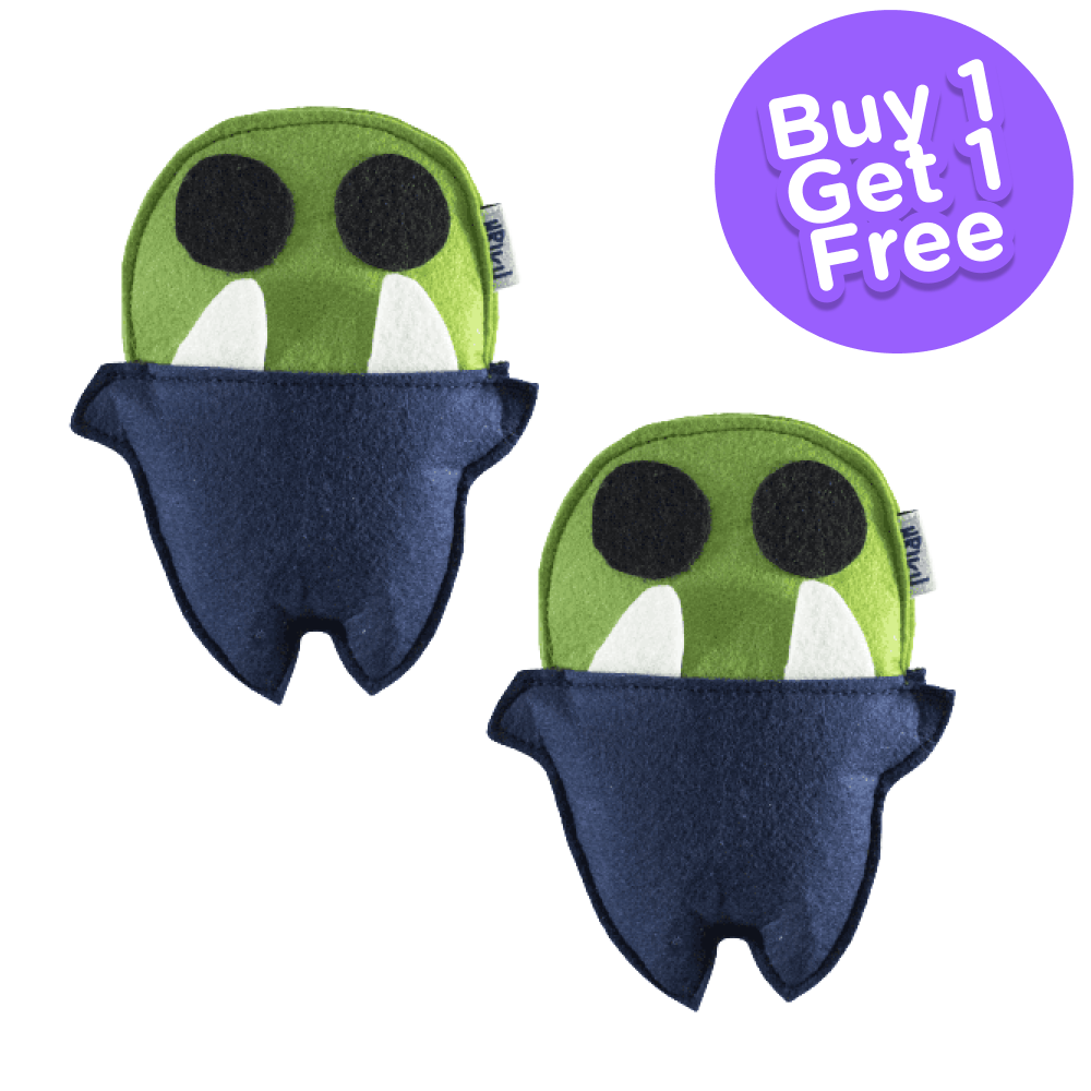 Hriku Dantdaitya Tooth Monster Catnip Toy for Cats (Buy 1 Get 1 Free)