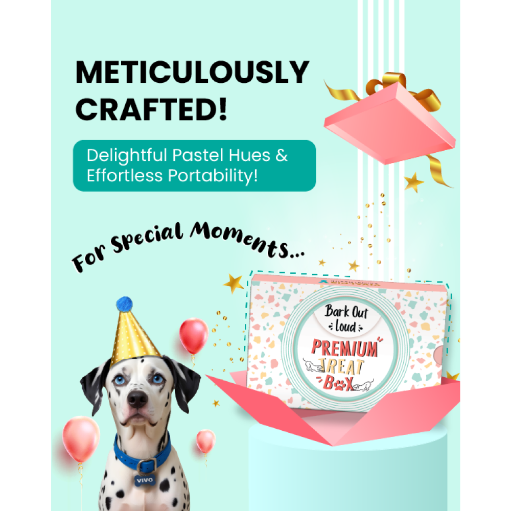 Bark Out Loud Premium Treat Box Chicken and Fish Dog Treat Dog Treats + Others Bark Out Loud