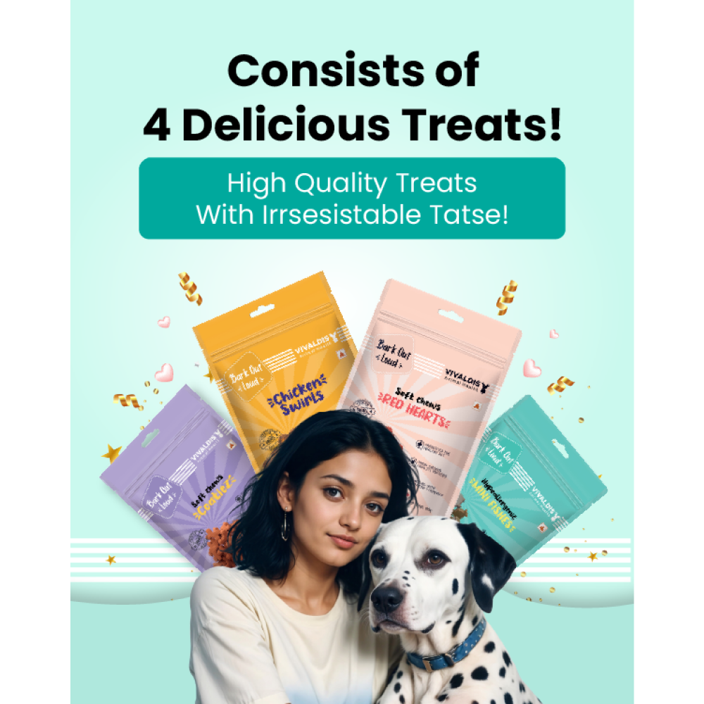 Bark Out Loud Premium Treat Box Chicken and Fish Dog Treat Dog Treats + Others Bark Out Loud