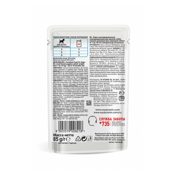 Royal Canin Mini Puppy Dog Wet Food