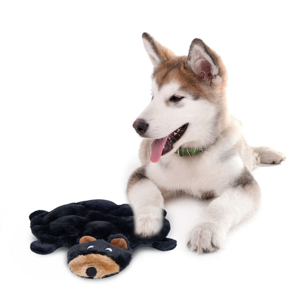 Zippy Paws Squeakie Crawler Bubba the Bear Plush Toy for Dogs