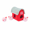 Zippy Paws Zippy Burrow with Bubble Babiez Pig Barn Plush Toy for Dogs Dogs-Toys Zippy Paws 18cm