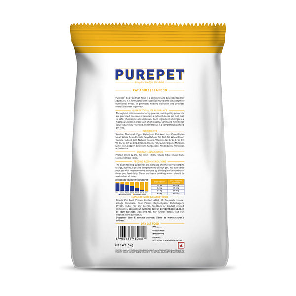 Purepet Seafood Adult Cat Dry Food