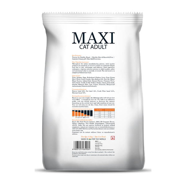 Maxi Adult Tuna & Salmon Adult Dry Cat Food