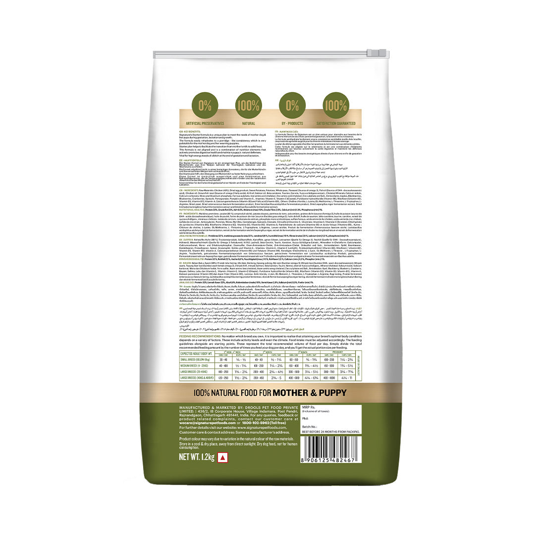 Signature Grain Zero Real Chicken, Egg and Vegetables Puppy Dog Dry Food Dogs- Dry Food Signature