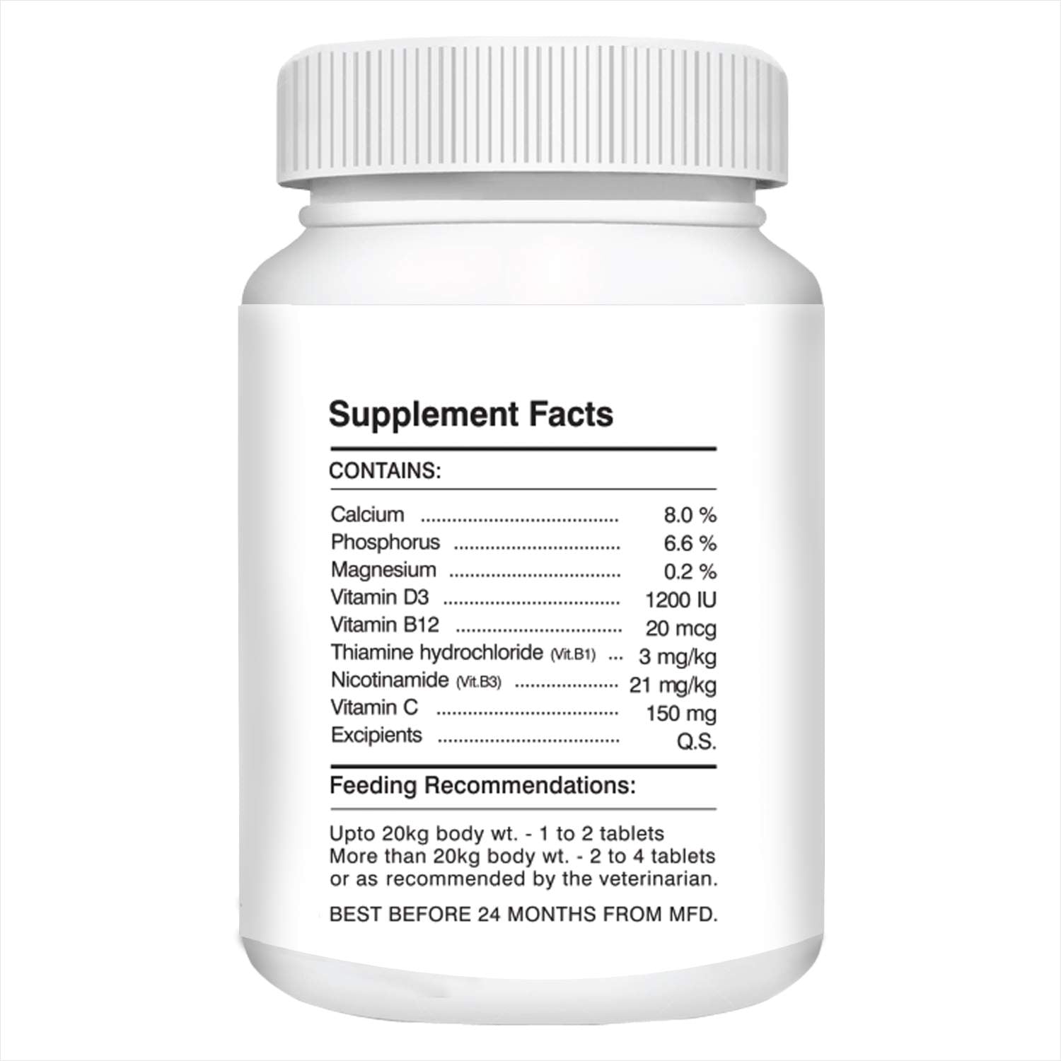 Drools Absolute Calcium Dog Supplement Tablets Dogs-Health & Wellness Drools