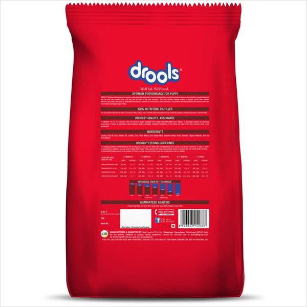 Drools Optimum Performance Puppy Dog Dry Food