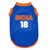 Pawsindia Round Neck Indian Cricket Jersey for Cats Both-Clothing & Accessories Pawsindia Dropship