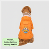 Pets Way Mistiq Orange Rainbhaw Raincoat for Dogs