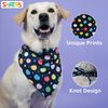 Skatrs Bandana for Dogs Stylish and Comfortable (Black) Both-Clothing & Accessories Skatrs