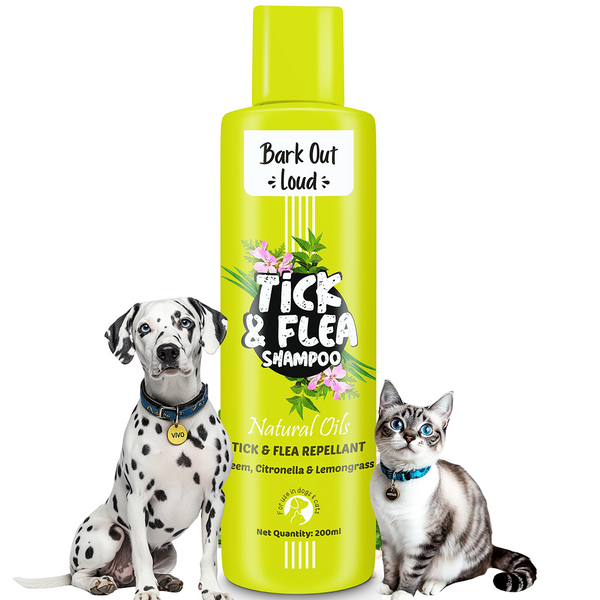 Bark Out Loud Tick Flea Shampoo for Dogs and Cats Supertails