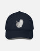 EverythingBoho Purrfect Cat BaseBall Cap Pet Parent-Clothing & Accessories EverythingBoho Dropship Navy Blue