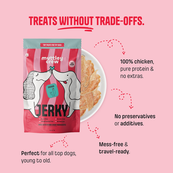 Muttley Crew Chicken Jerky Dog Treats