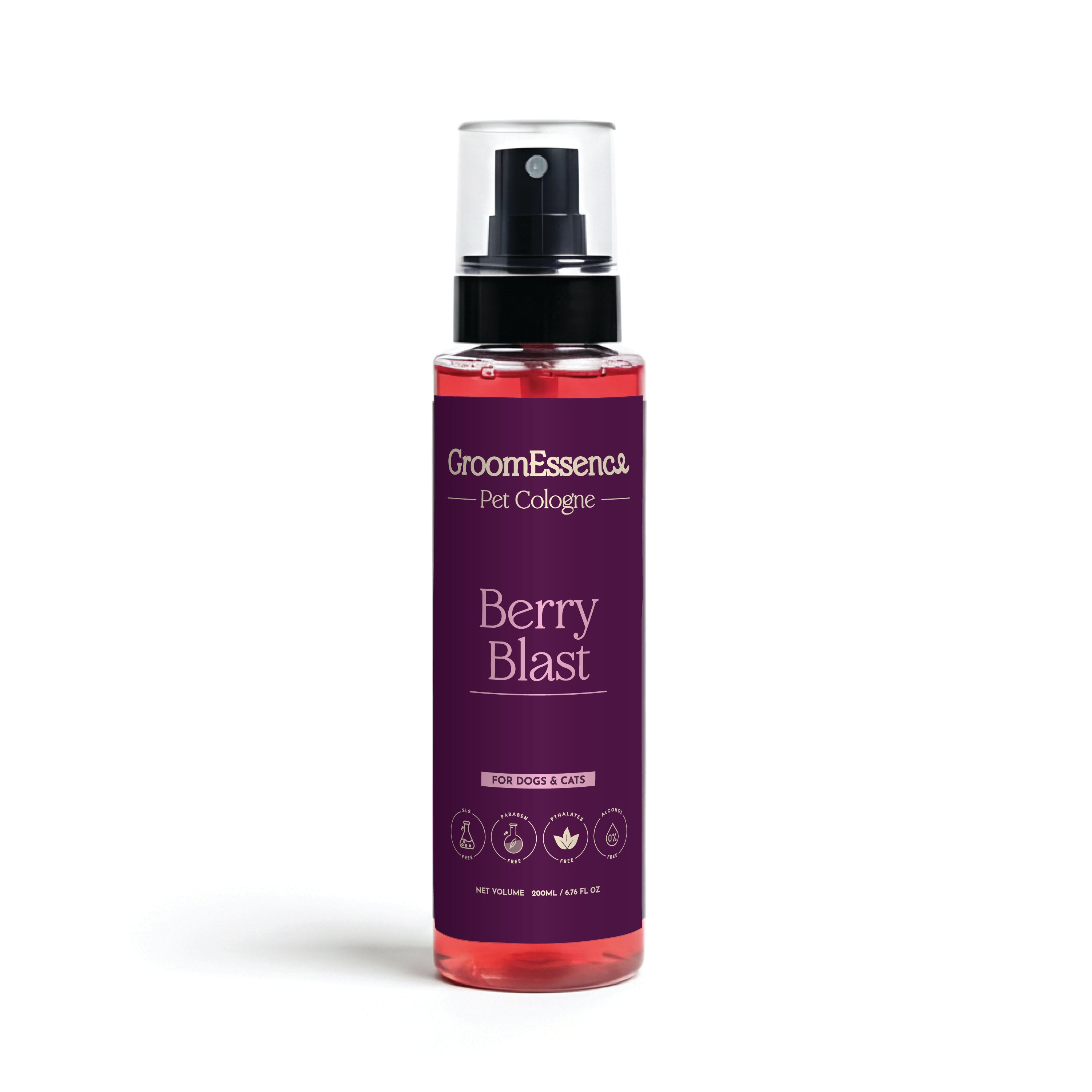 GroomEssence Berry Blast Cologne for Dogs & Cats Both-Grooming Supplies GroomEssence 200mL