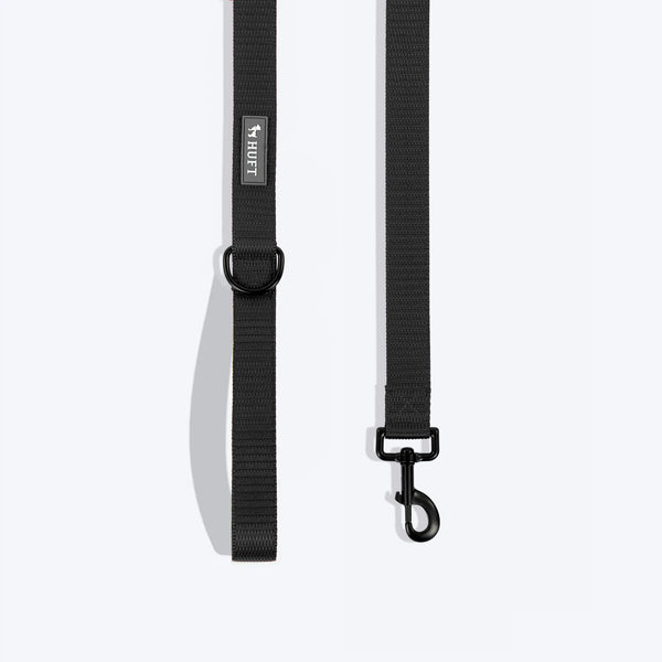 HUFT Classic Leash for Dogs (Coal Black)