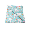 Skatrs Bunny Bloom Blanket for Dogs & Cats (Light Blue) Both-Bedding, Mats & Travel Supplies Skatrs