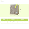 Talking Dog Club Bone Print Viscose Blanket For Dogs (Ivory and Green) Both-Bedding, Mats & Travel Supplies Talking Dog Club Dropship